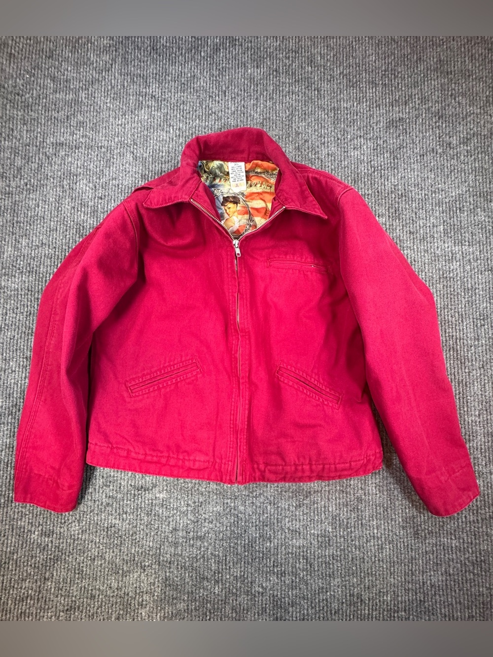 Women's Bright Pink Zip Bomber Jacket